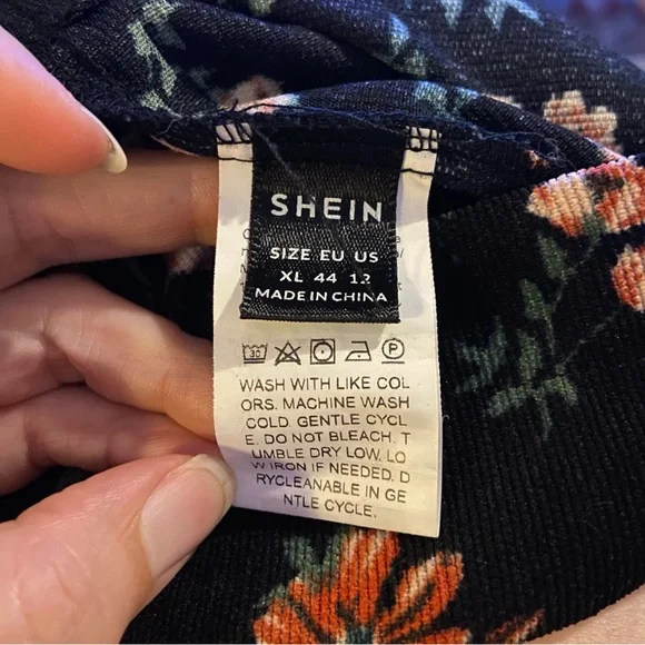 5/$25 Floral Zip Front Pinafore Mini Dress Cottagecore Y2K Soft Girl XL - Picture 5 of 6